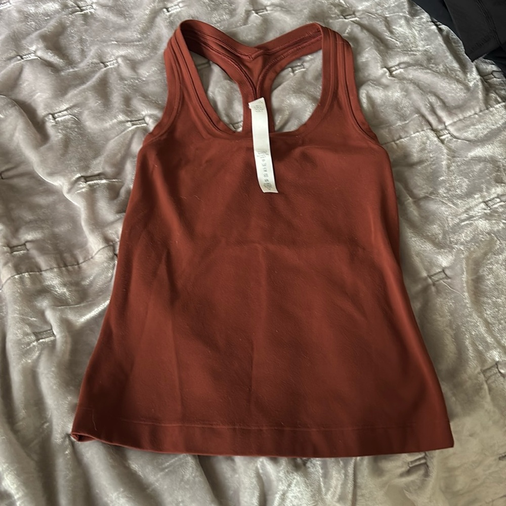 Lululemon rust tank size 0